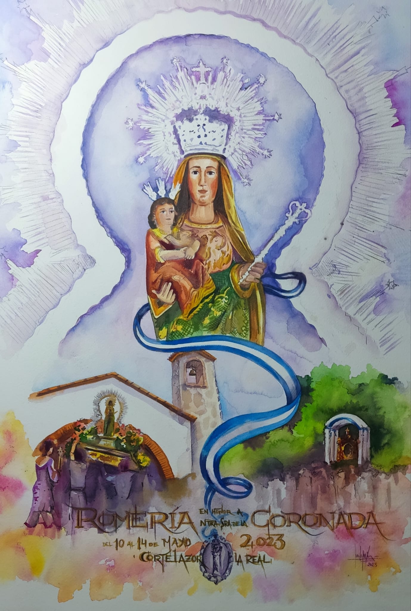 Romería en honor de la Virgen de la Coronada  